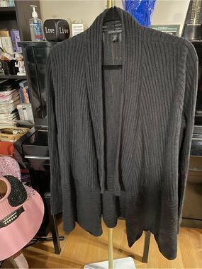 EILEEN FISHER Merino Wool Open-Front Sweater